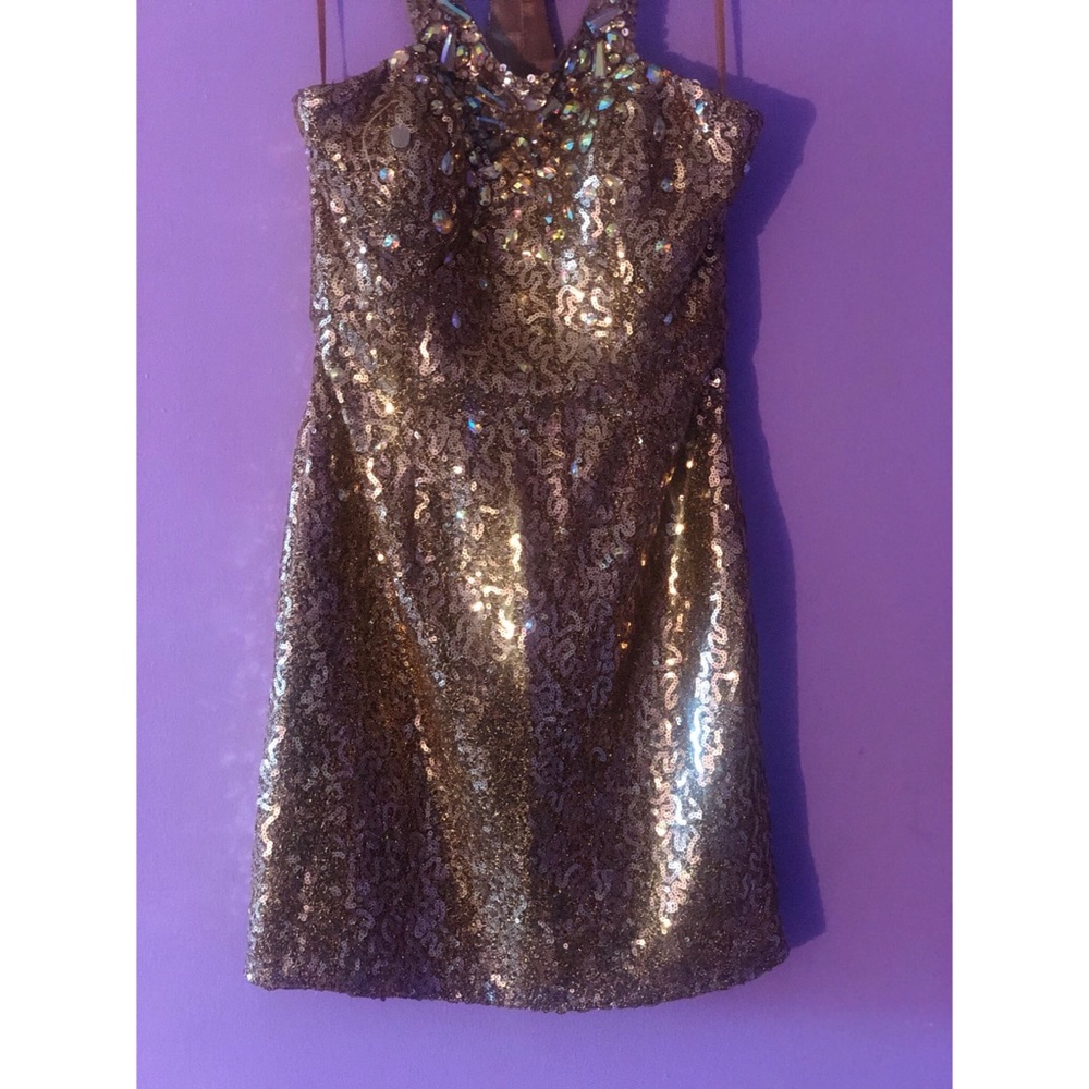 ✨Offers welcome 🌟Gold party dress - Picture 7 of 8